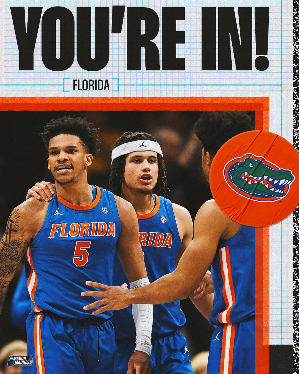 Florida is DANCING!

#MarchMadness <a href="/GatorsMBK/">Florida Gators Men’s Basketball</a>
