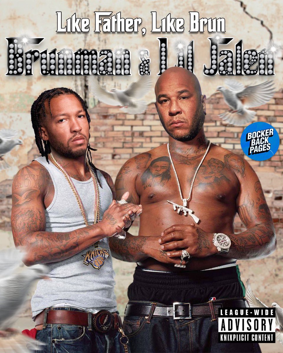 Today’s 💿: “Brunman &amp; Lil Jalen - Like Father, Like Brun” <a href="/jalenbrunson1/">Jalen Brunson</a>