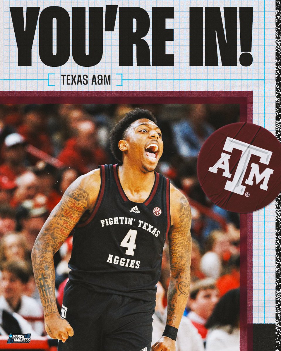 Texas A&M is DANCING! #MarchMadness @aggiembk