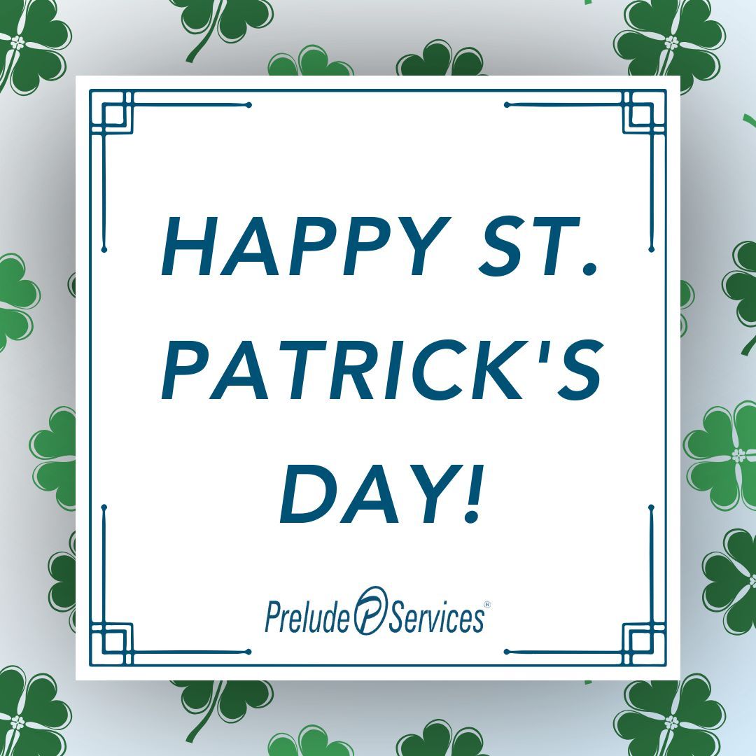 Happy St. Patrick's Day from Prelude Services! 🍀 May the #luck of the Irish bring you tech success and digital prosperity! 🖥️