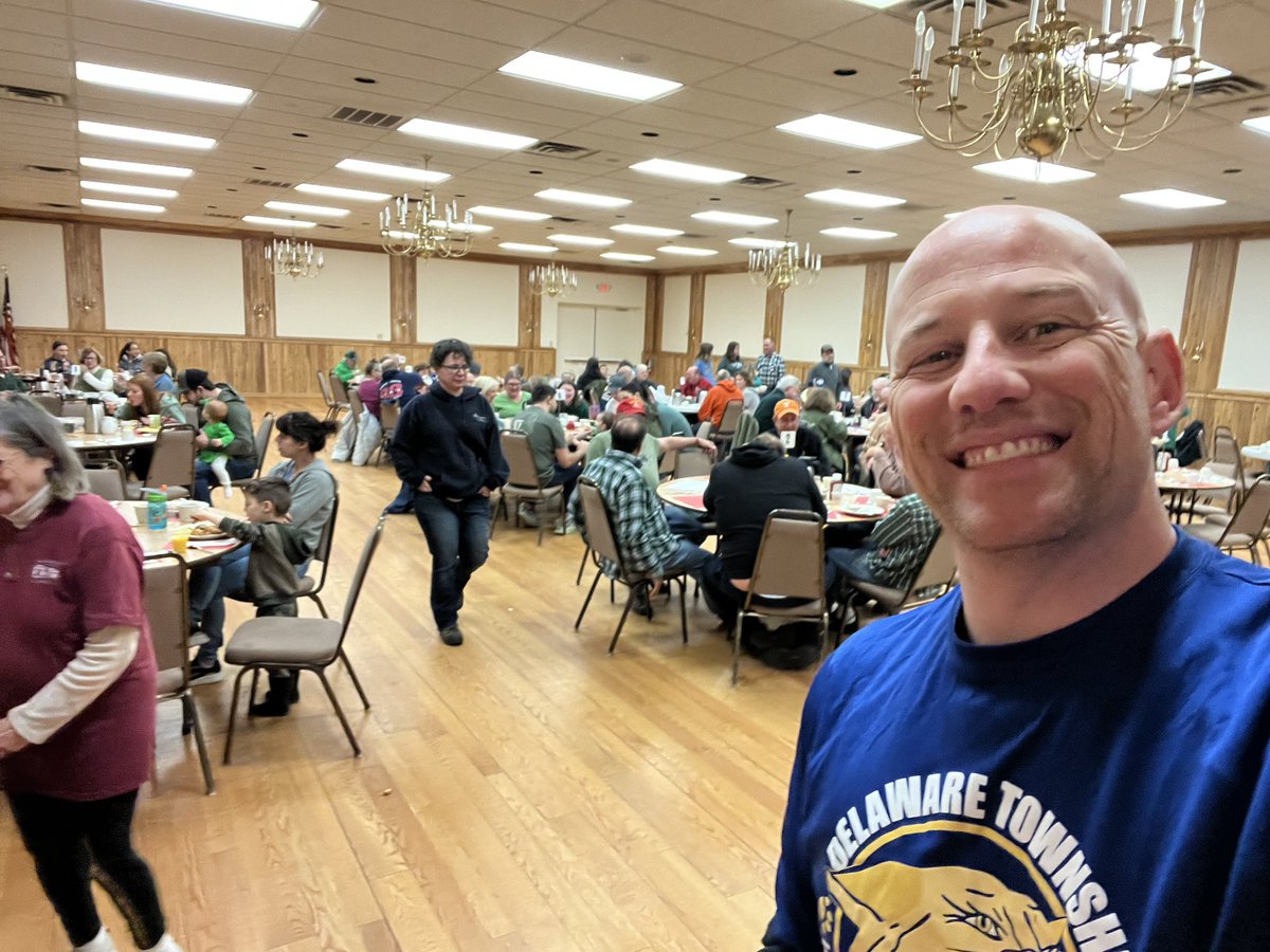 I enjoyed chatting about the town and our district with local residents at the annual St Patrick’s Day breakfast hosted by the Sergeantsville Volunteer Fire Company. <a href="/DTS_K8/">Delaware Township School</a>