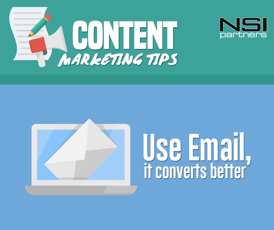 NSIpartners's tweet photo. As powerful as social media is, never forget the power of your email mailing list! https://t.co/FMJinwPUKo