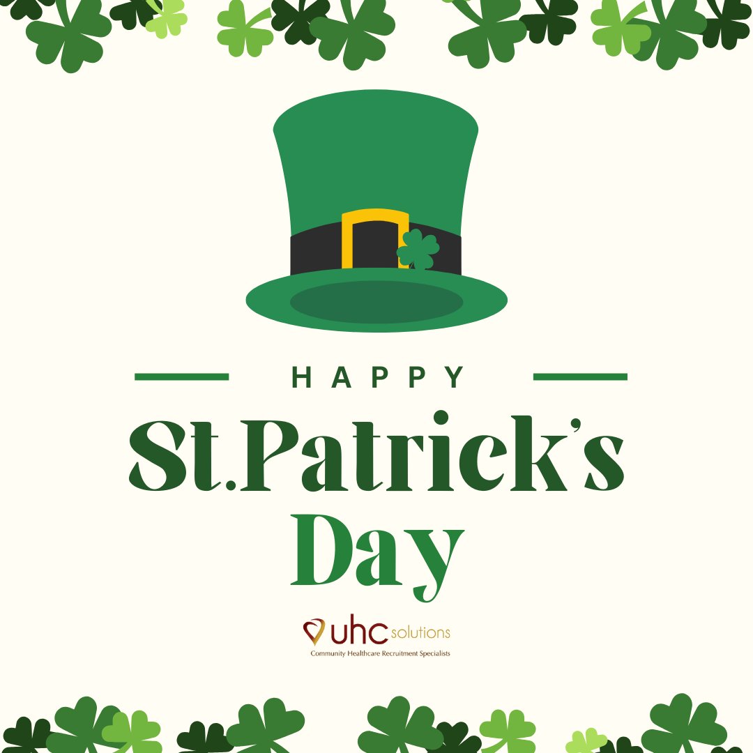 Happy St. Patrick’s Day from UHC Solutions!

#FQHCcareers #FQHCrecruiters #TalentSearch #Careers #JobSearch #Recruiting #Community #Healthcare #ClinicJobs #CandidateSearch #HealthcareRecruitment #HealthcareServices #NextHire #StaffingSolutions #JobSeekers #NowHiring #Employment