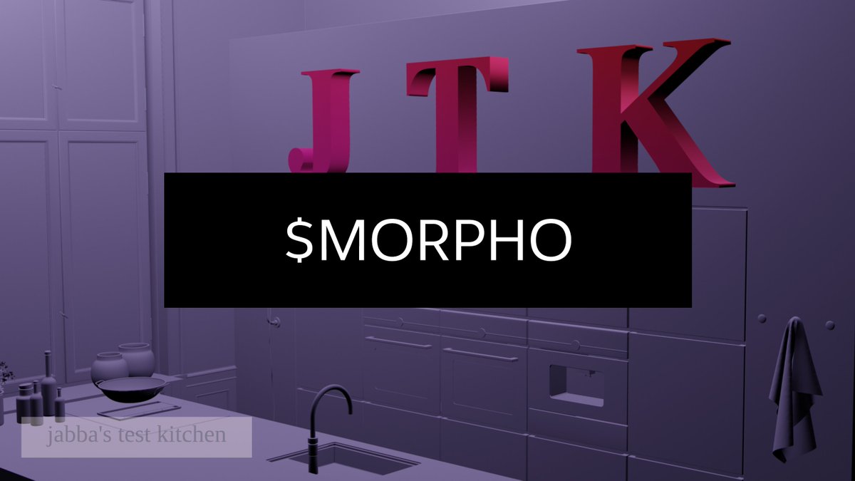 KT1jabba's tweet photo. gm - welcome to jabba's test kitchen #3

It's $MORPHO day. Let's jump straight in to the first DynamicSPL token coming to $SOL mainnet this week.

(Also RT for free shit 💝) https://t.co/ZPKyy8GoOa