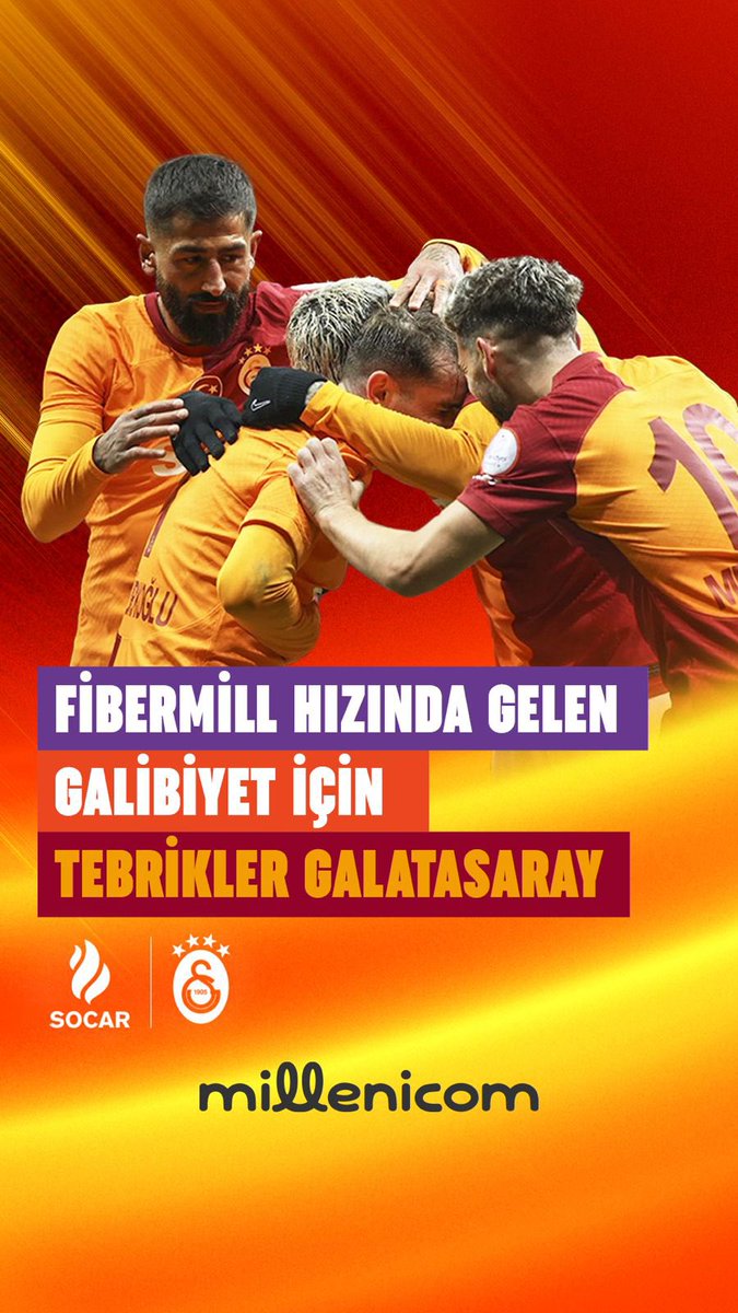 Çatı Holding’imiz Socar’ın sponsoru olduğu <a href="/GalatasaraySK/">Galatasaray SK</a> ‘ı tebrik ederiz👏🏻🟨🟥