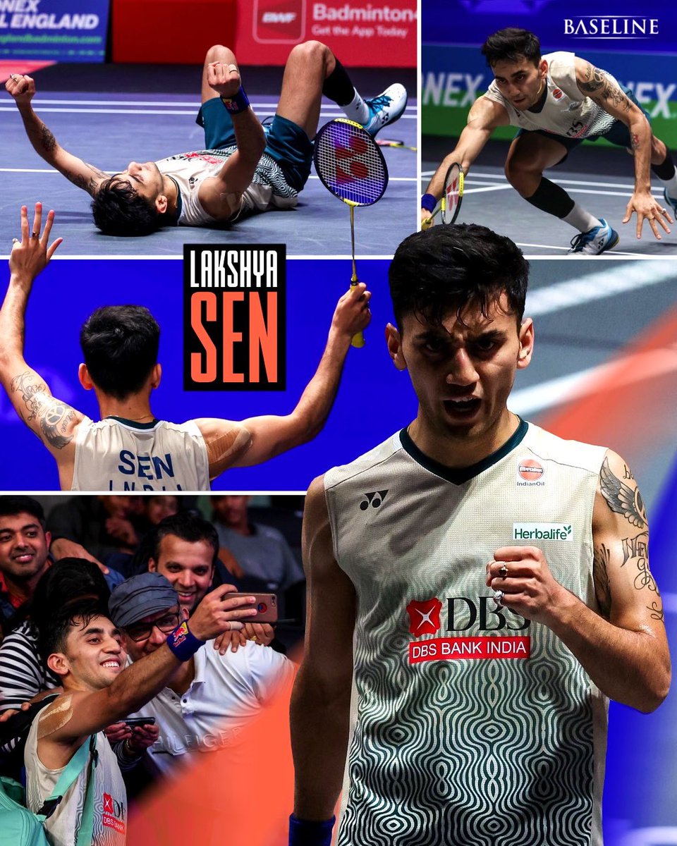 Starboy ✨ From strength to strength! @lakshya_sen sensational run continues with consecutive semi-finals, fueling his quest for Olympic glory! #TeamBaseline #Badminton