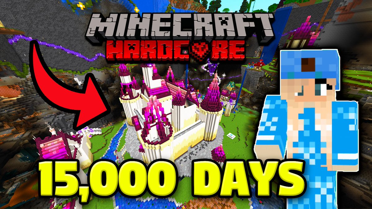 taneeshahogan's tweet image. 15,000 days in Hardcore Minecraft - Live world Tour - Out Now!!💙 (Link in comments)
