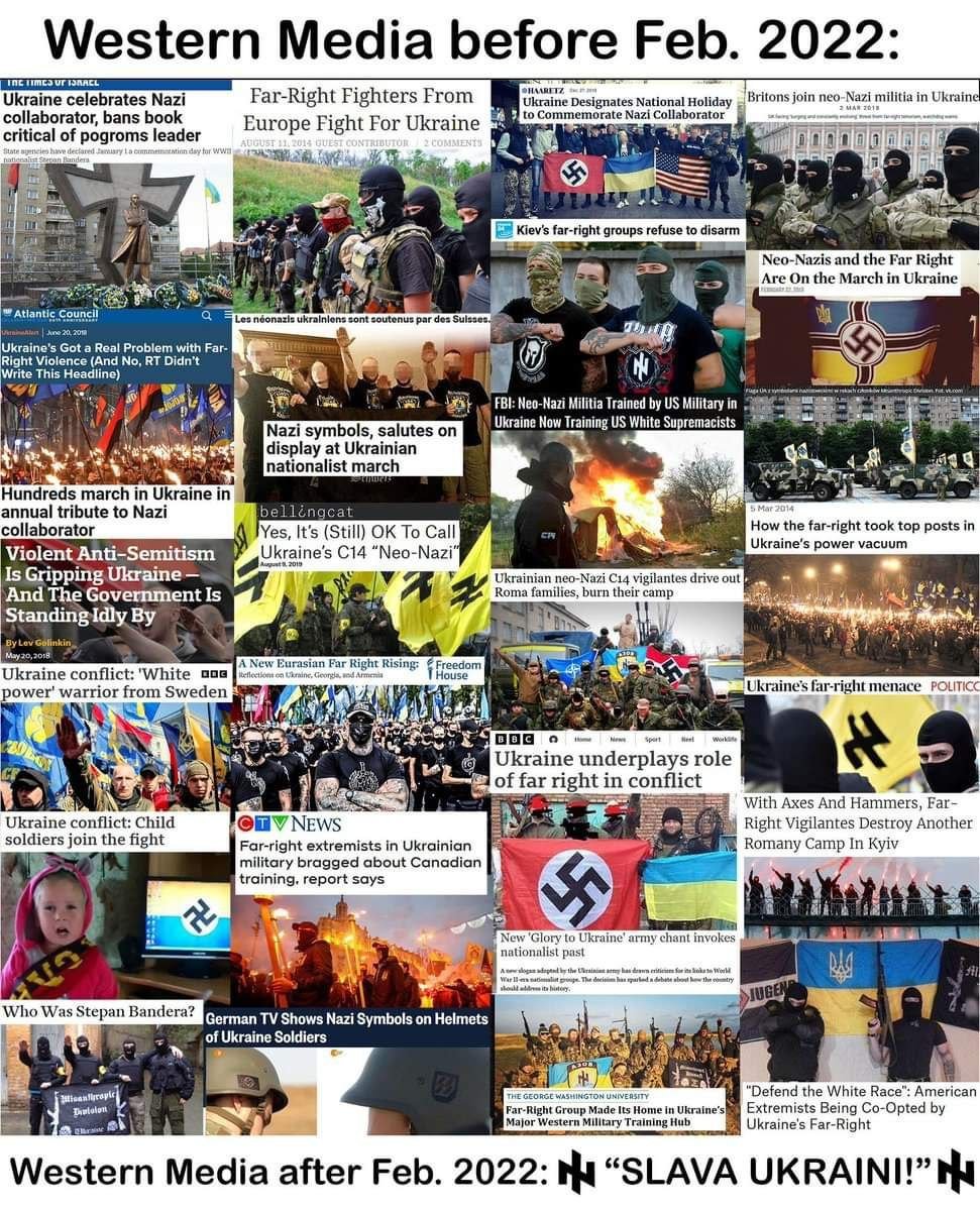 Comment les médias voyaient l'#ukraine avant le conflit #UkraineWar #UkraineRussianWar ... Vous êtes étonnés? moi pas 🤡