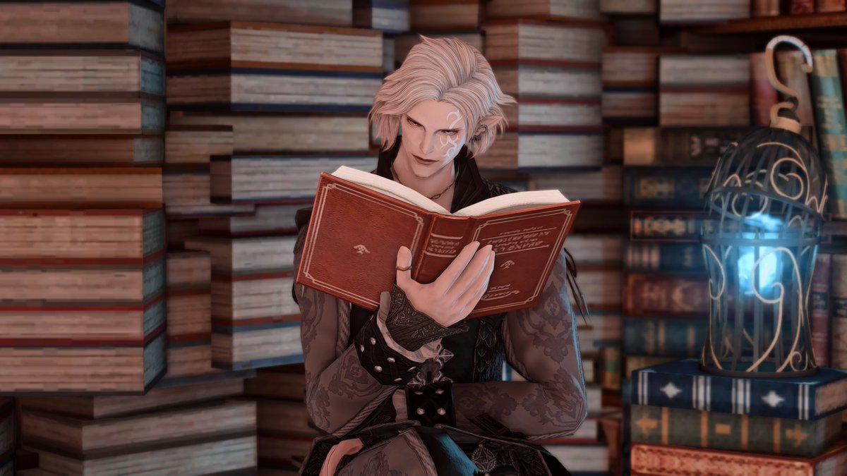 escaffier's tweet photo. Day 5 : Hobbies

Lucien likes reading. I mean A LOT. Mostly about history, alchemy, magic and all that scientific stuff. Also, they both could cook, but Scepio likes much more, so usually he does it. 

#wolshipweek https://t.co/iPMGctT94L