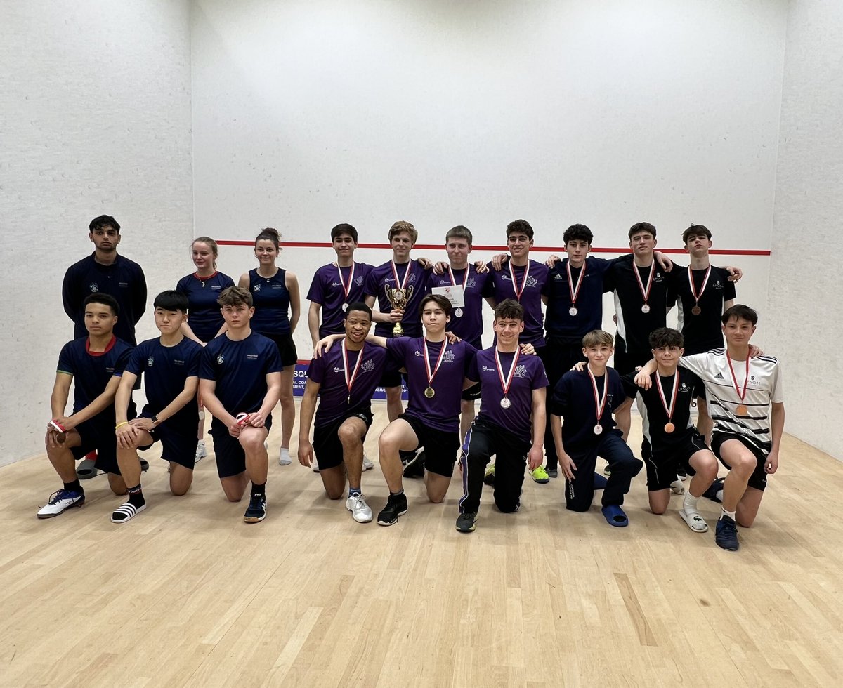 Epsom College Squash (@epsomc_squash) on Twitter photo Fantastic results at the National Schools finals this week!
KS3 Girls 3rd Place 🥉
KS4 Girls 1st Place 🥇
KS4 Boys 2nd Place 🥈
KS5 Boys 3rd Place 🥉
KS5 Girls 1st Place 🥇
KS5 Mixed 1st Place 🥇
#squash
Huge congratulations to all of the players involved👏🏼 <a href="/englandsquash/">🏴 England Squash</a> Fantastic results at the National Schools finals this week!
KS3 Girls 3rd Place 🥉
KS4 Girls 1st Place 🥇
KS4 Boys 2nd Place 🥈
KS5 Boys 3rd Place 🥉
KS5 Girls 1st Place 🥇
KS5 Mixed 1st Place 🥇
#squash
Huge congratulations to all of the players involved👏🏼 <a href="/englandsquash/">🏴 England Squash</a>