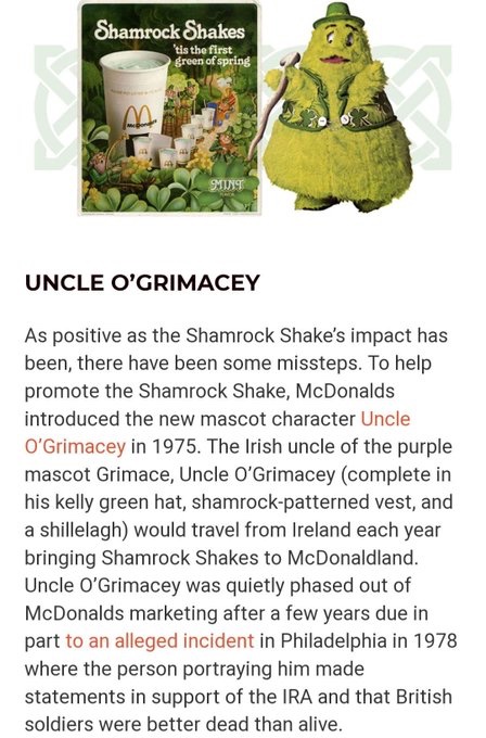 BradfordPearson's tweet photo. happy Saint Patrick's Day to all but especially to one man https://t.co/iQ7a0h66xj