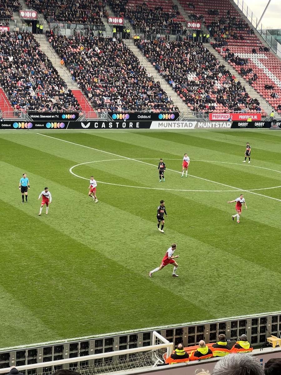 Einde wedstrijd, Utrecht is na RKC de 2de ploeg die NEC weet te verslaan in 2024. Het zat er vandaag niet in voor NEC, slordig en behaalde niet het niveau van de laatste tijd. 1-0 #utrnec #necnijmegen