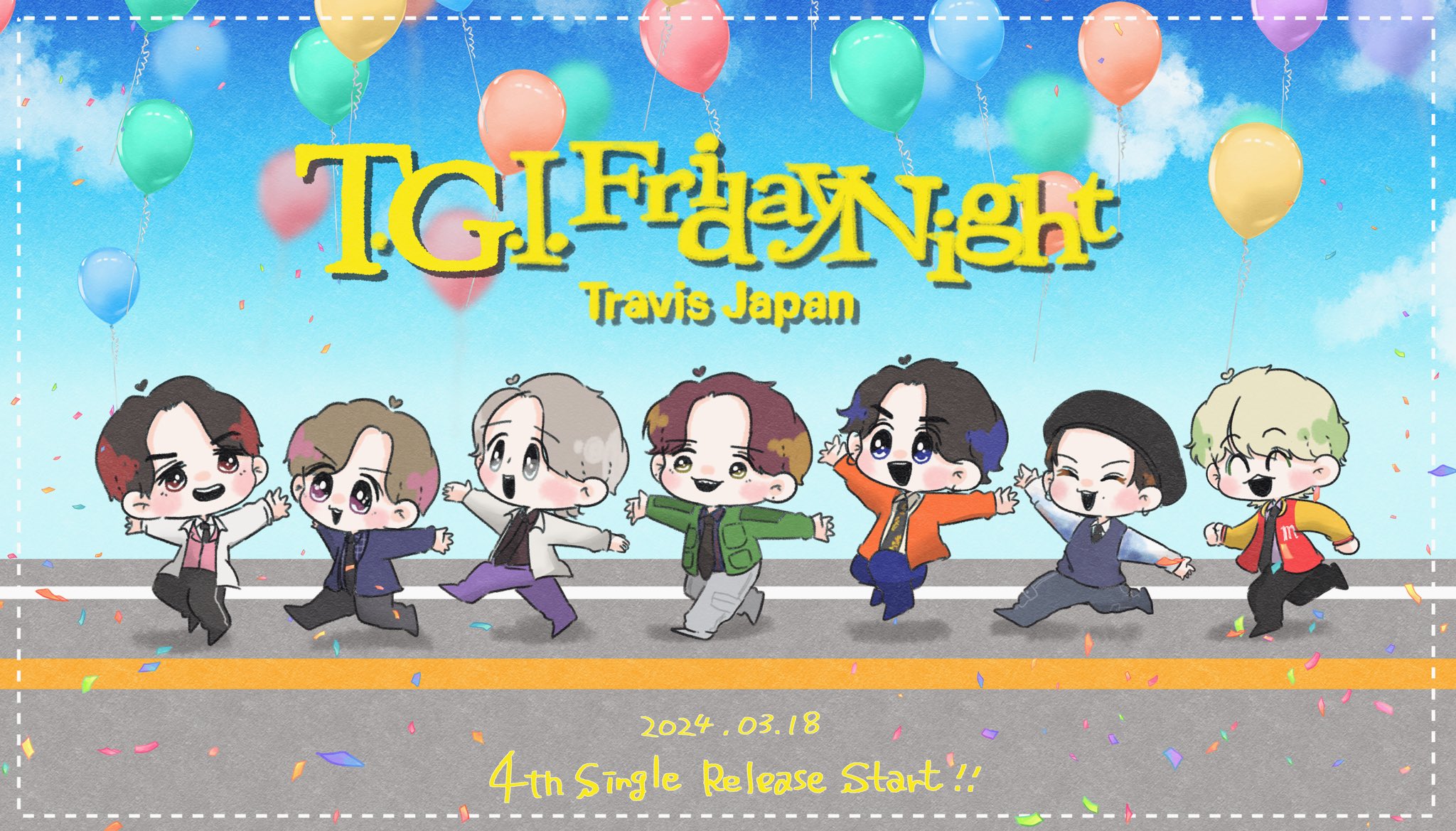en😬🏀 в X: „Travis Japan 4th Digital Single “T.G.I. Friday