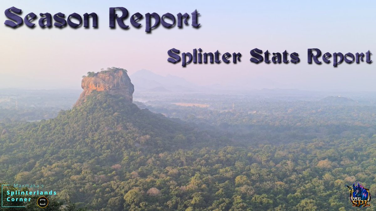 MaxMakaSplinter's tweet photo. New ladder system - crazy season :) - Splinter Stats Ranked Rewards Season 43 Report Card
Check line-up, discuss strategy, join https://t.co/KOVy1yXljz
https://t.co/fhtiZOyzNg
#Splinterlands #hive #Web3π· #TCG #cardgames #play2earn #splinterlandstv #YGGSPL #EOS https://t.co/hzpNXFgACC