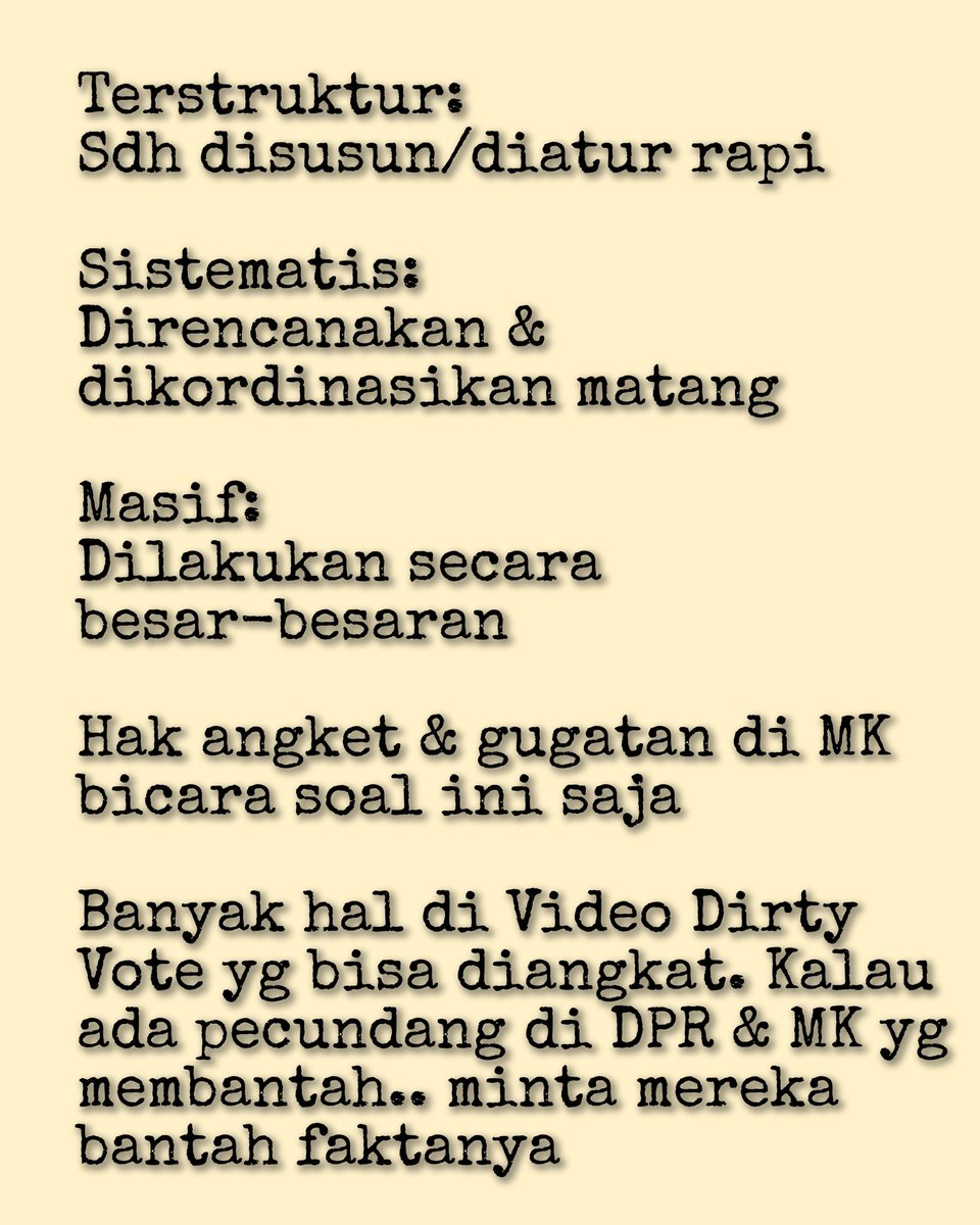 blank0429's tweet photo. #Angket
#MK https://t.co/d541lTkvIG