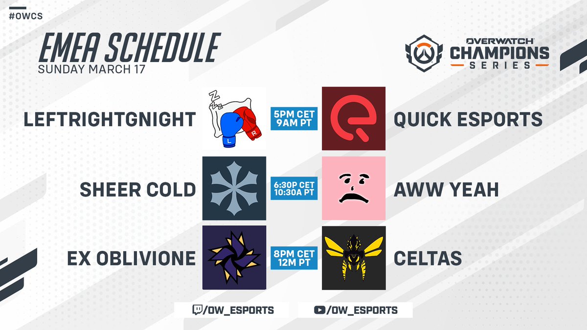 Overwatch Esports tweet media