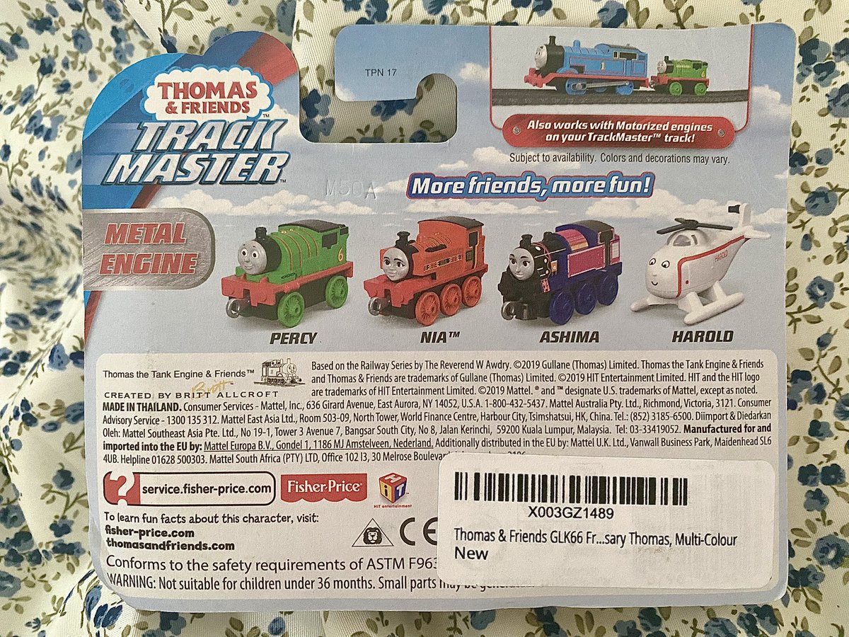AshleyDeMoss7's tweet image. He came! #ThomasAndFriends #ThomasTheTankEngine #E2TankEngine #E2Class #TrackMaster #PushAlong #PushAlongThomas #DiamondEdition #FisherPrice #Mattel #75thAnniversary