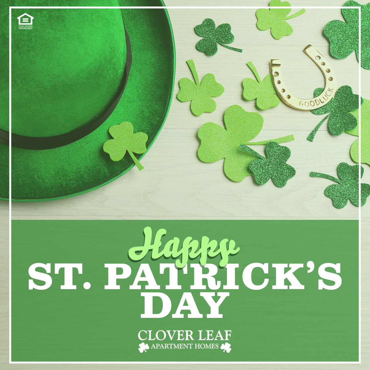 If you ask us, we’re always the luckiest #clover in the patch. 😉☘️ ✨ Wishing all of our residents a fun and safe #StPatricksDay!