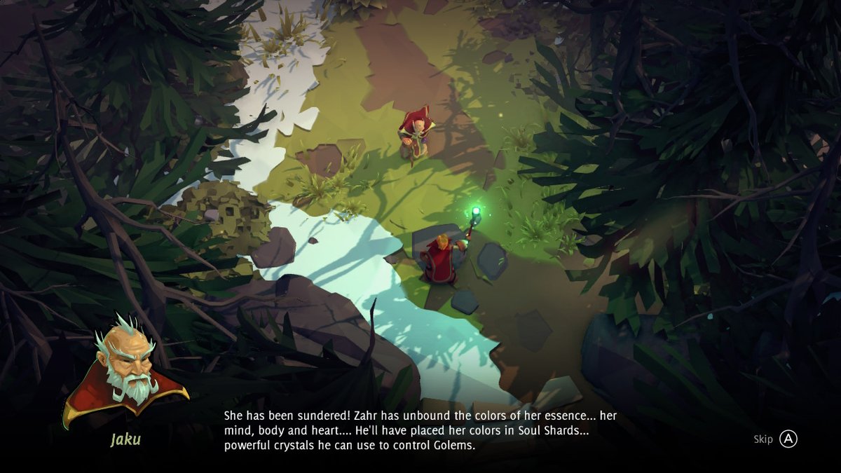 wizrad's tweet photo. The art style really pops. Especially with the colorful anima! #TheSightsOf #MastersOfAnima #4 #NintendoSwitch https://t.co/OPI9R16Bax