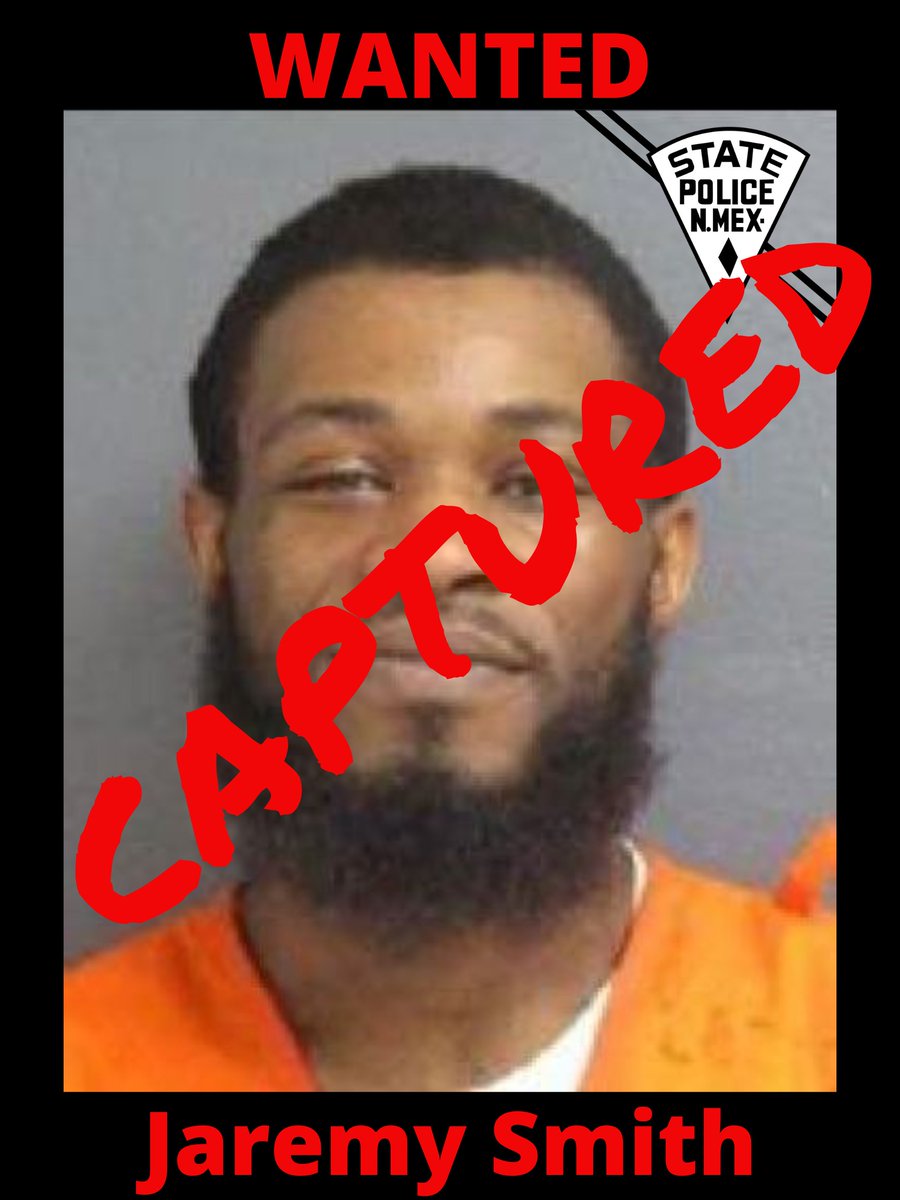 Jaremy Smith has been captured after a pursuit and officer-involved shooting (OIS) involving the Bernalillo County Sheriff's Office.  For information on the OIS please contact the Bernalillo County Sheriff's Office....rb.gy/5z5jj3