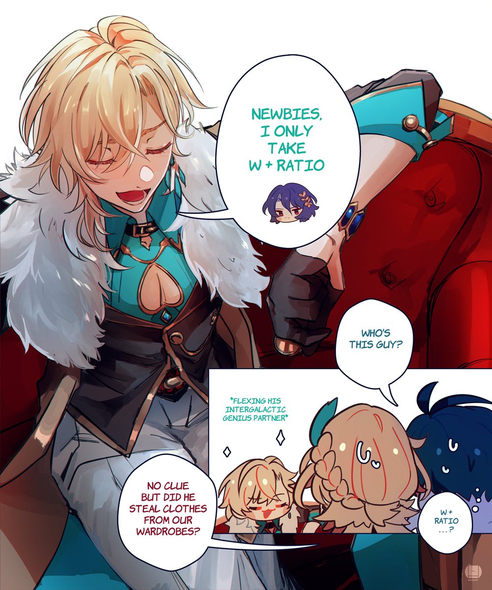 babygirls x geniuses
#GenshinImpact #ๅ็ฅ #HonkaiStarRail #haikaveh #kaebedo #ratiorine