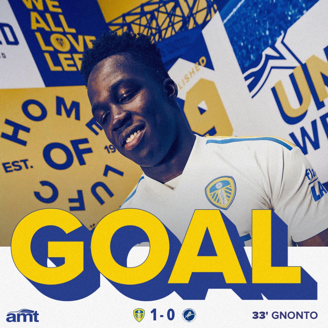 LUFC's tweet photo. WILLY GNONTO!!! THAT IS SUPERB!!! https://t.co/fIAQpI38Dx
