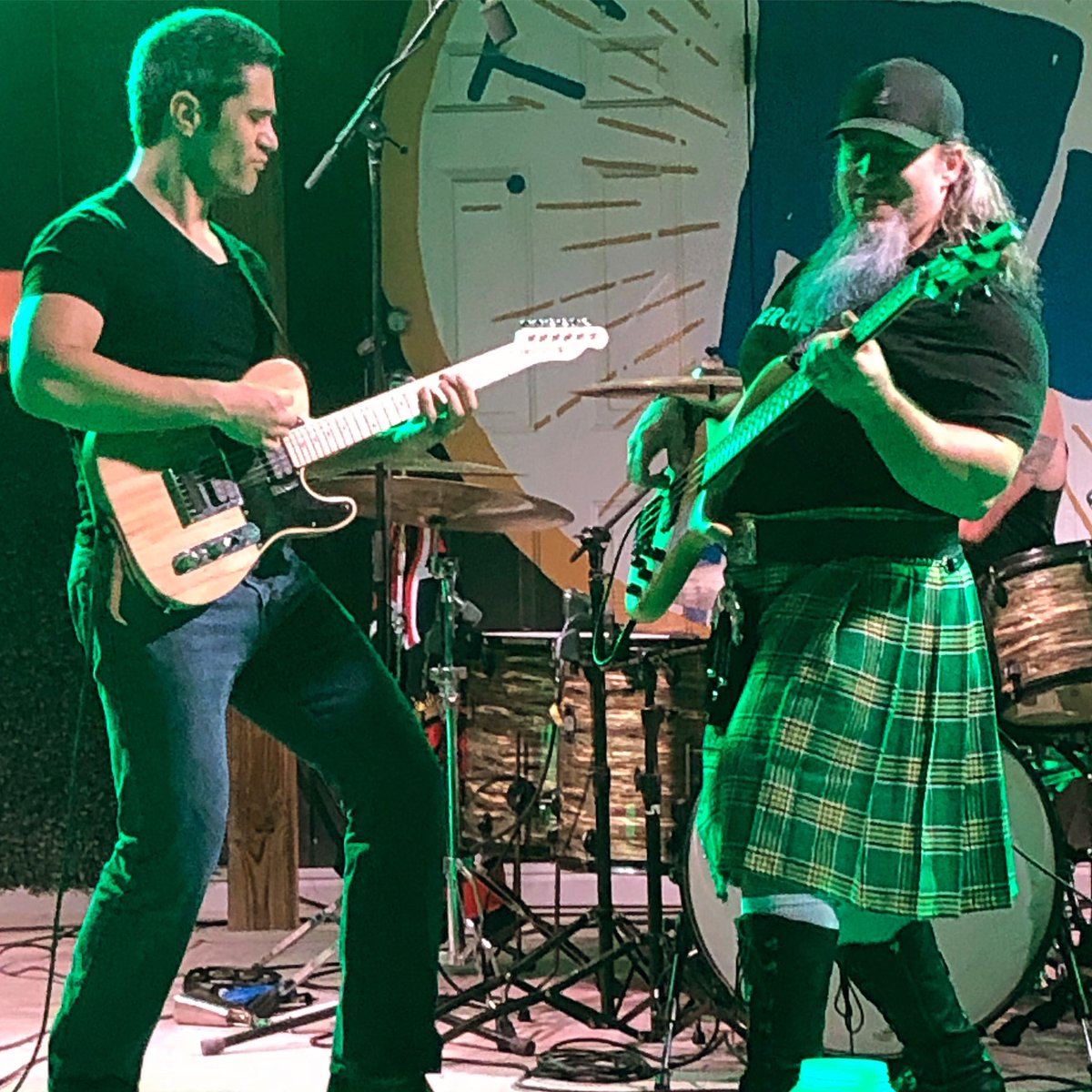 BuckdUpBand's tweet photo. Just jamming out on a St. Patrick’s Day weekend gig! Our first one of the year! Many more to come for 2024. Next week we will be at Shagnasty’s on Saturday March 23 from 8pm till 12am https://t.co/eql7CLaoq4