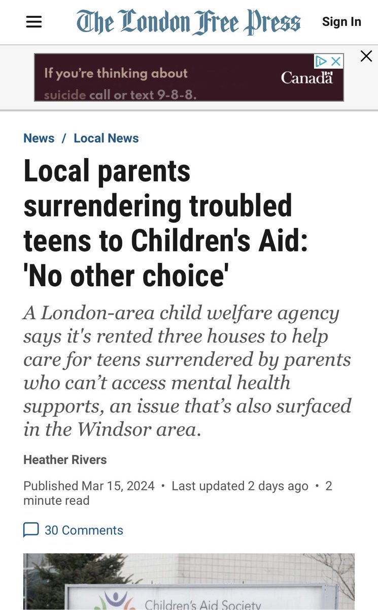 This is heartbreaking.

Wait times are off the charts, families don’t have doctors, no one knows how to navigate the system and Justin Trudeau is spending MORE on servicing our national debt than healthcare transfers.

lfpress.com/news/local-new…

#mentalhealth #kidsmentalhealth