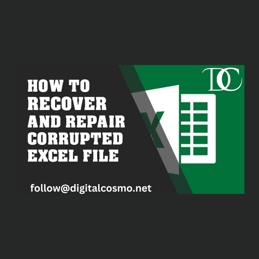DigitalCosmonet's tweet image. digitalcosmo.net/2024/03/17/mic…

#microsoftexcel #softwarerepair #Retrievefiles #repairmicrosoftexcelfilecorrupt #repairmicrosoftexcelstarterincontrolpanel #whydoesmyexcelfileneedtoberepaired