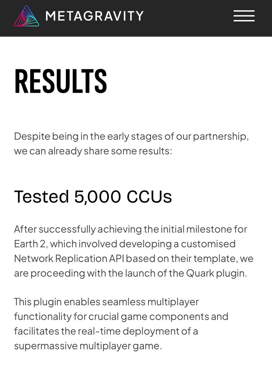 Are there still people arguing Earth2 is not achievable? @MetaGravity_ seems to have already tested 5000 concurrent users in #earth2. It’s not the end state but it’s a great start for something amazing! Read the full case study here: metagravity.com/case-studies/e…