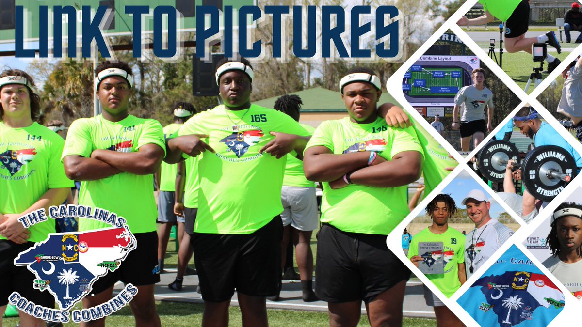 🏈 Pictures from the Carolinas Combines Series 📸 Witness the determination and talent in action! #CarolinasCoachesCombines24 tinyurl.com/CarolinasCoach…