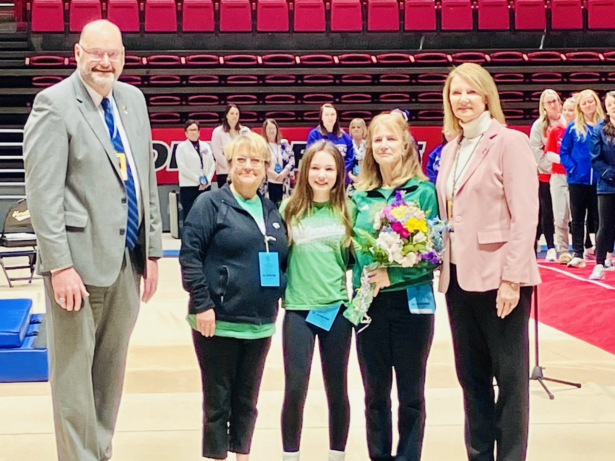 AthleticsValpo's tweet photo. Retired VHS Gymnasts Head Coach Lorie Cook Recognized as 2023 Indiana Gymnastics Hall of Fame Inductee
Read article➡️ https://t.co/V12hsoZreA https://t.co/QXGN2OFqut
