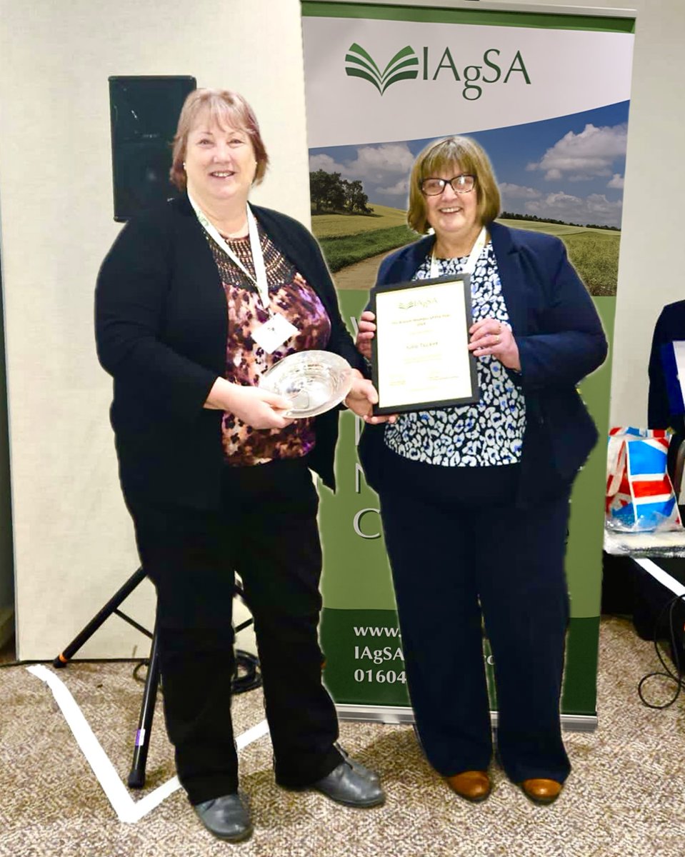 BRANCH MEMBER OF THE YEAR Congratulations Julie Tucker who was nominated by her branch for outstanding support over the years. Well done Julie & thank you for your commitment to #IAgSA branch network. Find a branch near you: ow.ly/xMTj50QV6FY #Award #BranchMemberoftheYear