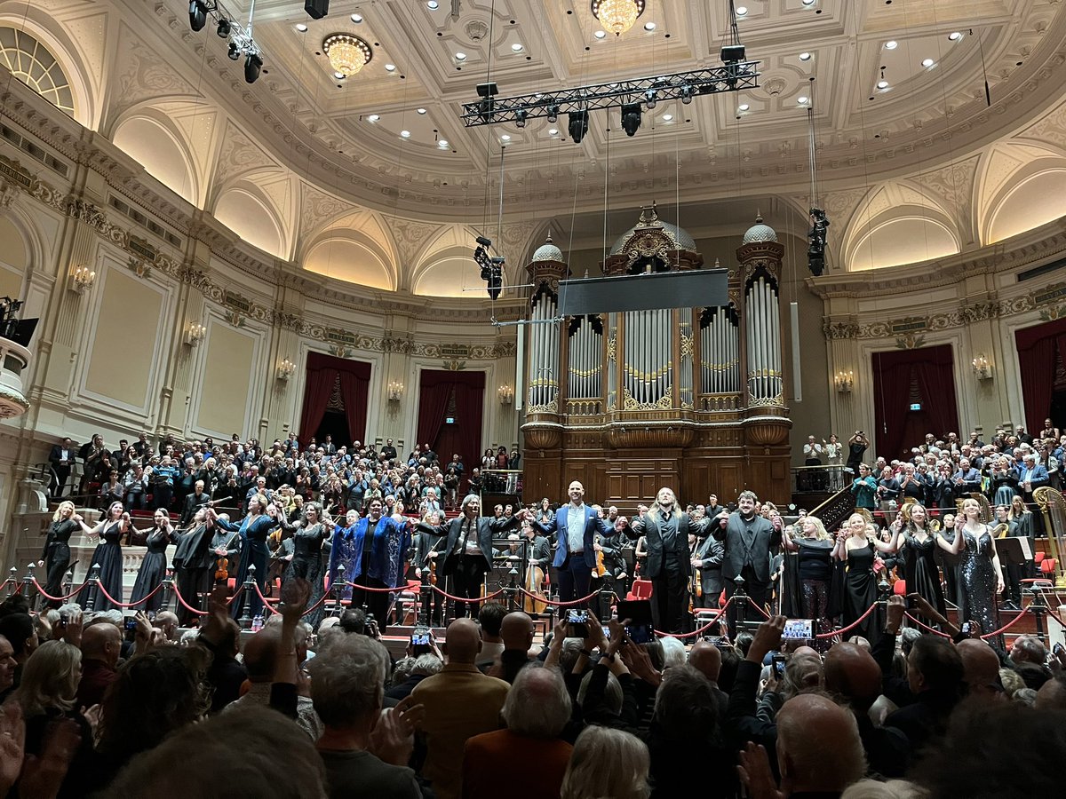 Standing ovations for a gorgeous performance of Wagner‘s Walküre @Concertgebouw by Kent Nagano conducting @ConcertoKoeln with a great singer cast. Definitely a very special artistic experience