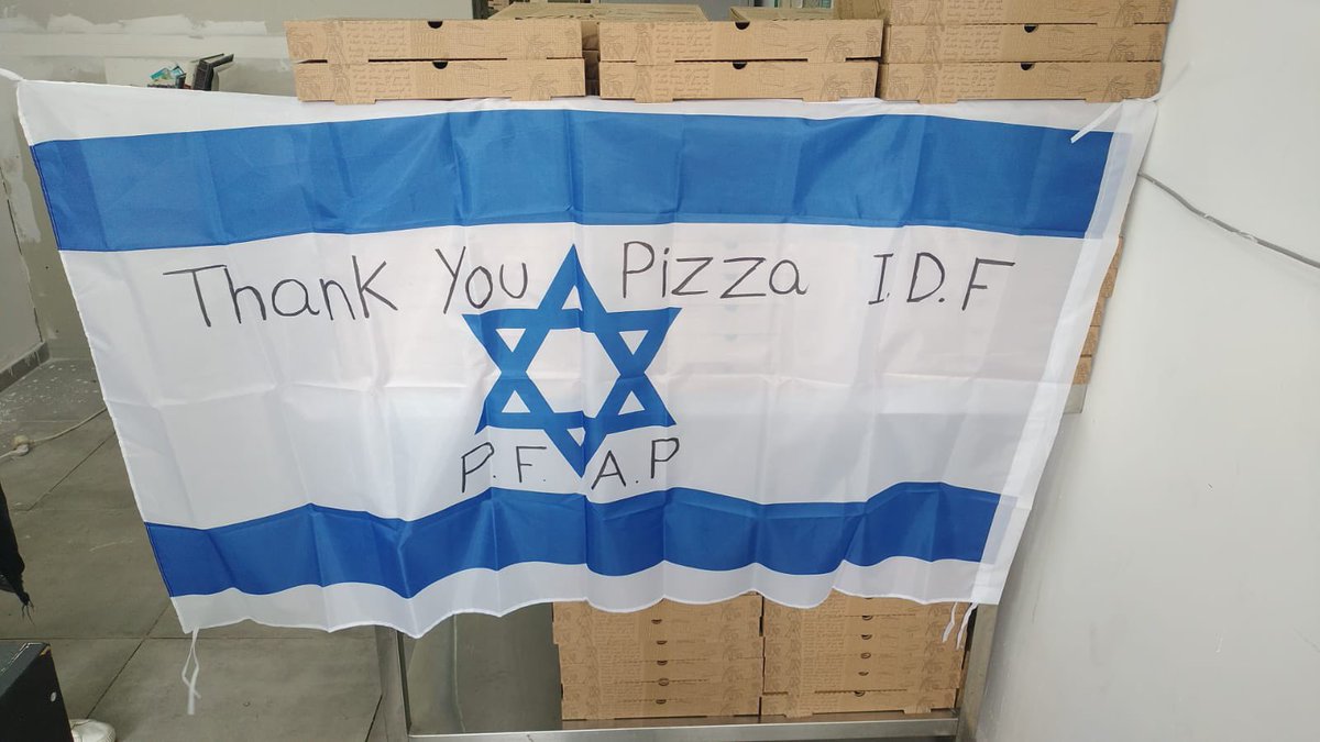 80 pizza pies going into Gaza, this is the first batch of pizza that was matched by your sharing of the post few weeks ago. We reached $5,000 in only a few hours. Keep supporting PizzaIDF.org