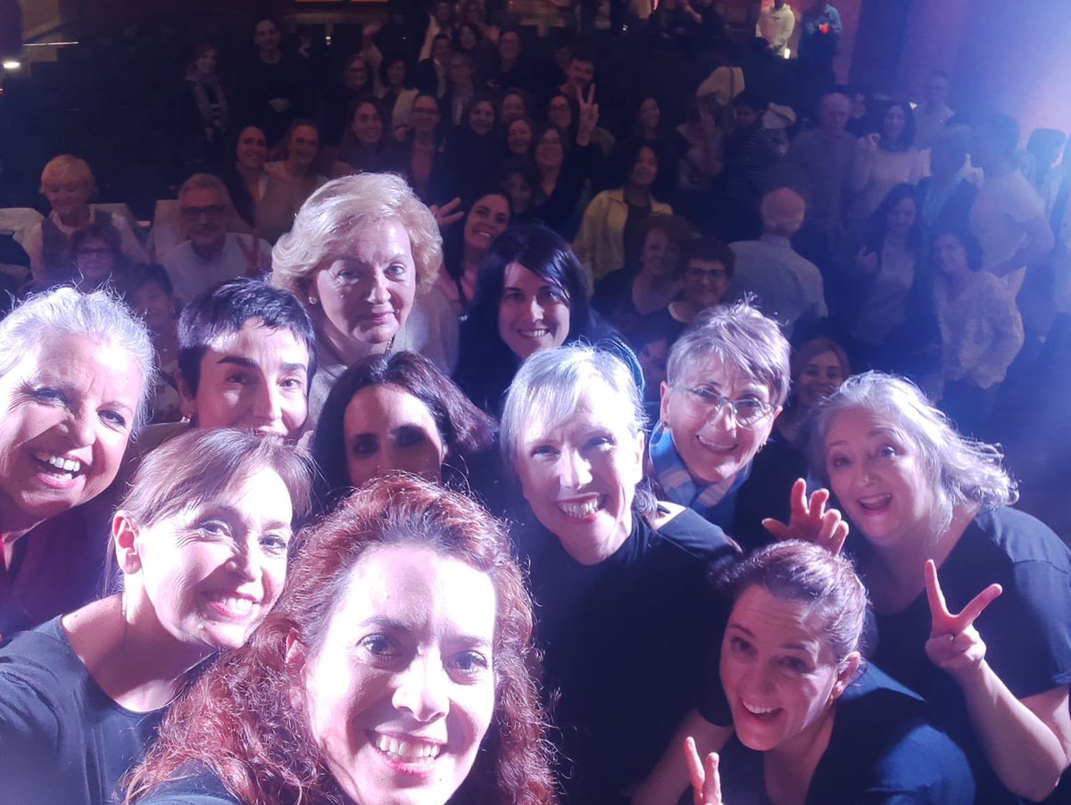 Ayer en Logroño, función de “Lorkianas” y coloquio . Ministerio de Igualdad. 
#actriz #actress #MujeresEnRevolucion #edadismos