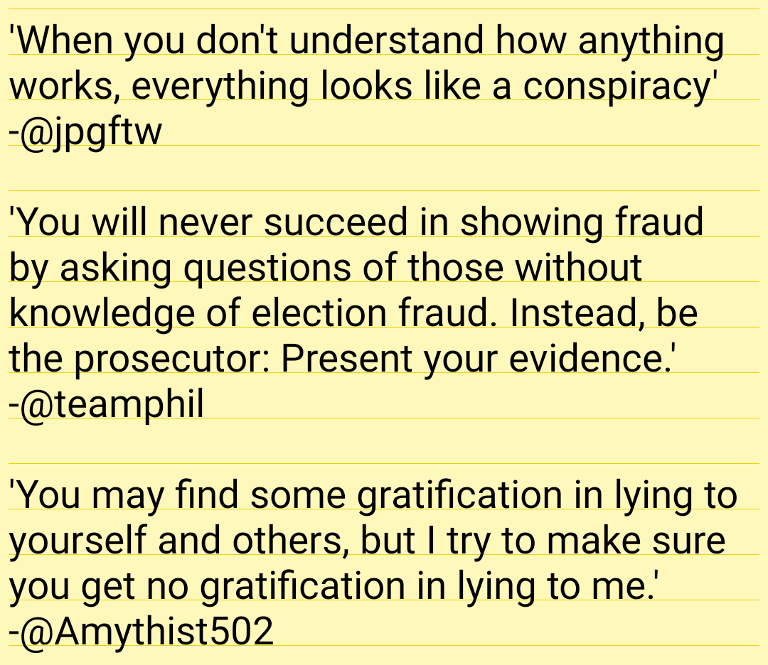 R5Philly's tweet photo. @EarthOne_13 @PogueMoran @TeamFactsMatter I do know accounts like this spread disinformation and have unnatural list of followers but it is amazing the number of people that did actually engage this one tweet.
Am I changing minds.... I have no idea, but as the third #teamfacts proverb says https://t.co/AD50odCRlF