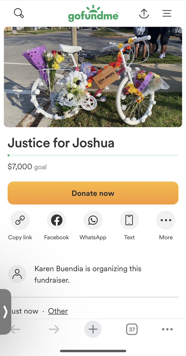 [CHICAGO] On Thurs, Josh Anleu’s mom contacted me & asked if I would attend court with her this Mon 3/18. Her 16 y/o son was killed in Oct after a speeding driver blew a stop sign. Josh’s mom is worried charges are being dropped against the driver (thread) gofundme.com/f/3nrme-justic…