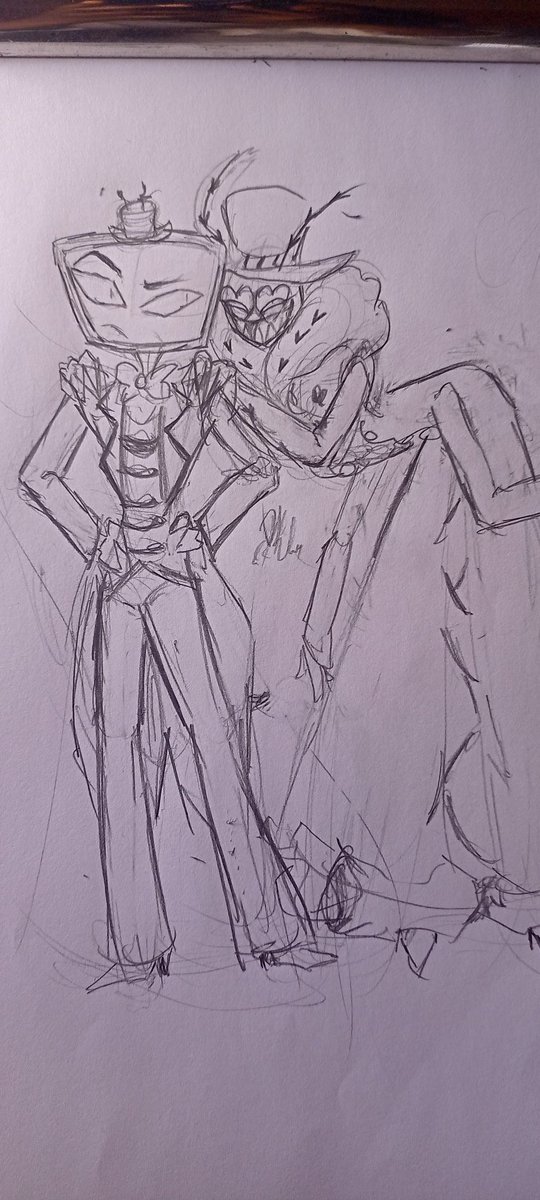 1bubbleP's tweet image. Decided to draw #VoxVal

#HazbinHotelValentino #HazbinHotelVox #HazbinHotel