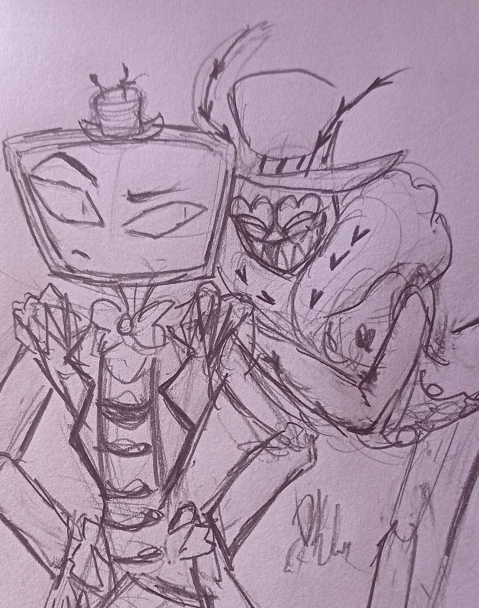 1bubbleP's tweet image. Decided to draw #VoxVal

#HazbinHotelValentino #HazbinHotelVox #HazbinHotel