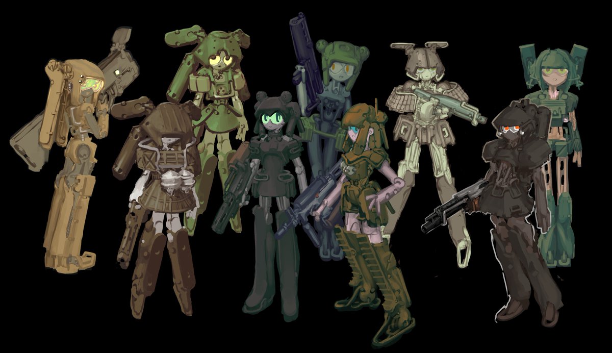 Atrpntime's tweet photo. all the robit grls https://t.co/DIL8lfVsj1
