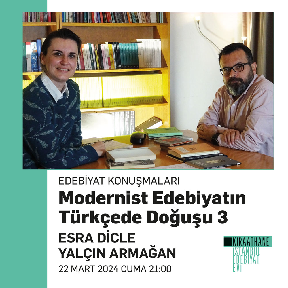 Modernist edebiyatı odağa alan konuşma serilerinin bu sezonki son bölümünde Esra Dicle ve Yalçın Armağan, öykü türünün ardından, şiirdeki modernist tarzın filizlenmesine yakından bakıyorlar. Her ne kadar adı 1956’da konmuş olsa da, 1953-1954’ten itibaren örnekleri verilmeye