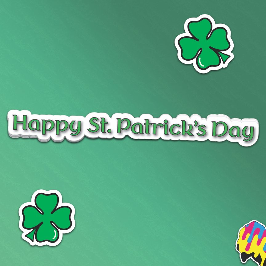 Happy St. Patrick’s Day! 🍀💚🦬
*
*
*
#buffalostickercompany #buffalostickerco #stpatricksday #happystpatricksday #sunday #holiday #green #clover #fourleafclover #luck #lucky #design #graphics #smallbusiness #sticker #stickers #fyp #post