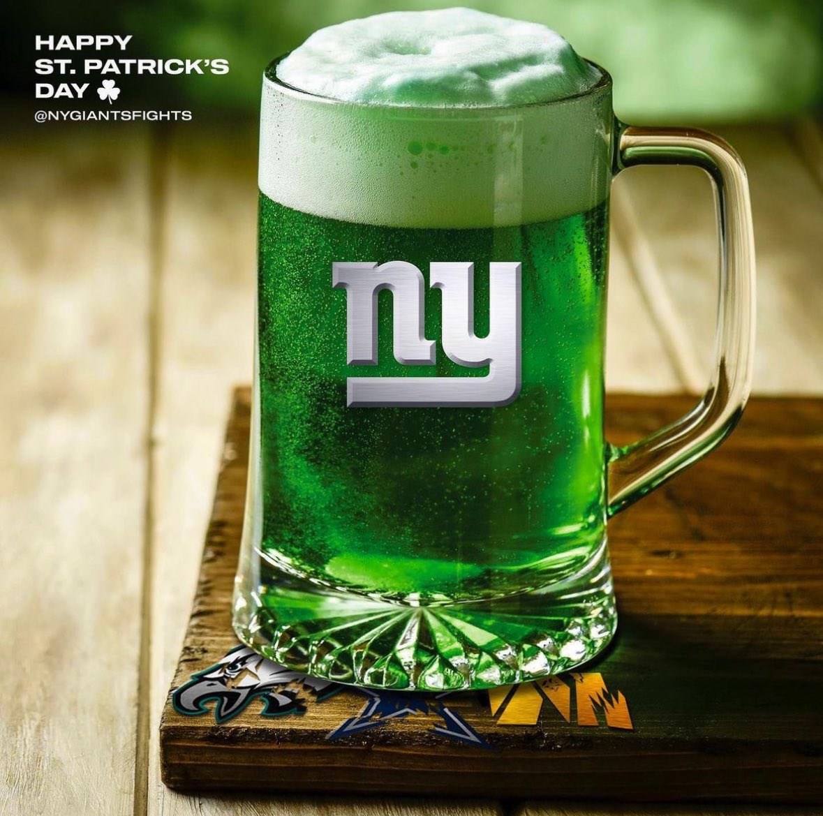 thegiantsingh's tweet photo. Happy St. Patty’s Day!! #NYGiants #BigBlueForever https://t.co/E7cfuhlcbx