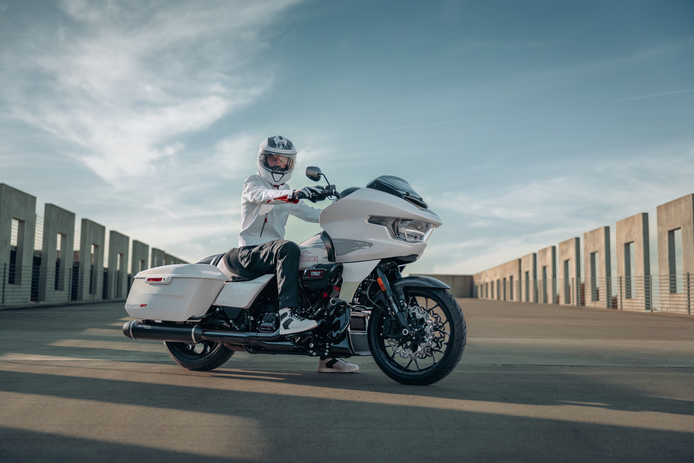 White 2024 harley davidson