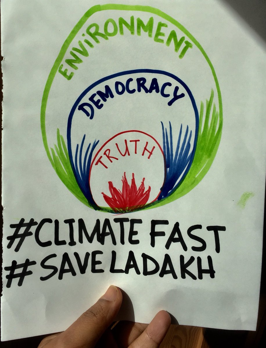 Whether it's Ladakh, the Amazon, or the Arctic, #indigenous peoples are on the frontlines of protecting our planet. Let's support their resistance. #SaveLadakh #LadakhUnderThreat #climatefast @FFFIndia @Fridays4future @FriendsofLadakh