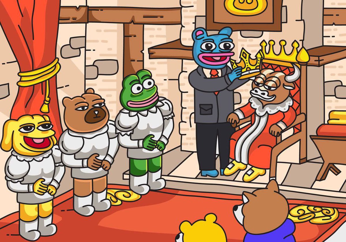 The reason why I’m bullish on $MUMU: 

1-It is the leading mascot of a bull market. Who would u want representing a bull market, other than a bull? It just makes sense. 

2-we have to had any well known meme like pepe list on a tier 1 exchange before, the only known crypto meme