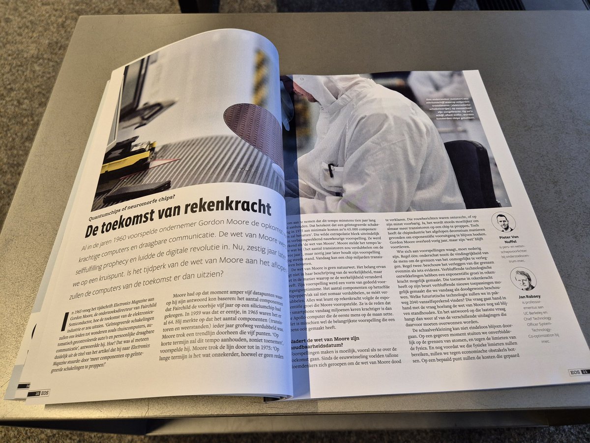 Pieter Van Nuffel (@povnuffel) on Twitter photo Binnenkort verschijnt 'Chips', het boek dat ik samen met Jan Rabaey geschreven heb. Lees nu al een voorpublicatie in het maart-nummer van <a href="/eos_wetenschap/">Eos Wetenschap vzw</a> eoswetenschap.eu/technologie/re…
lannoo.be/nl/chips Binnenkort verschijnt 'Chips', het boek dat ik samen met Jan Rabaey geschreven heb. Lees nu al een voorpublicatie in het maart-nummer van <a href="/eos_wetenschap/">Eos Wetenschap vzw</a> eoswetenschap.eu/technologie/re…
lannoo.be/nl/chips