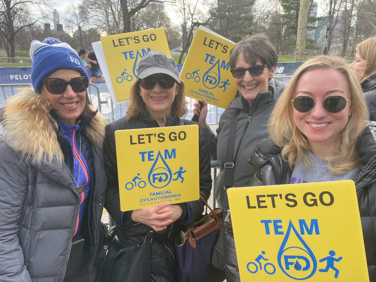 FamDys's tweet photo. A big thank you to Lily Szajnberg-Martinez, John Puccio, Matt Hersey, Eugenio Sáenz Flores, Kate Snyder, Michael Najjar for participating in the #nychalfmarathon on behalf of #TeamFD to raise awareness &amp; funds for the FD Foundation.
https://t.co/c8FtBbMWnm
#familialdysautonomia https://t.co/JyuySFdPhV