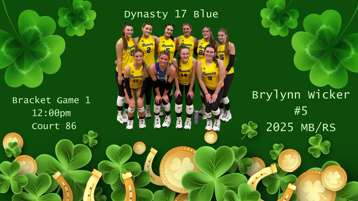 Brylynn Wicker (@wickerbrylynn) on Twitter photo Fell short of the gold bracket from a 3 way tie on day 2. Missed it by .0826%. Going to finish strong today. Catch us on court 86!
#TrainWinRepeat
<a href="/dynastyvbc/">DYNASTY Volleyball</a>
<a href="/recruitdynasty/">DynastyVBRecruiting</a> Fell short of the gold bracket from a 3 way tie on day 2. Missed it by .0826%. Going to finish strong today. Catch us on court 86!
#TrainWinRepeat
<a href="/dynastyvbc/">DYNASTY Volleyball</a>
<a href="/recruitdynasty/">DynastyVBRecruiting</a>